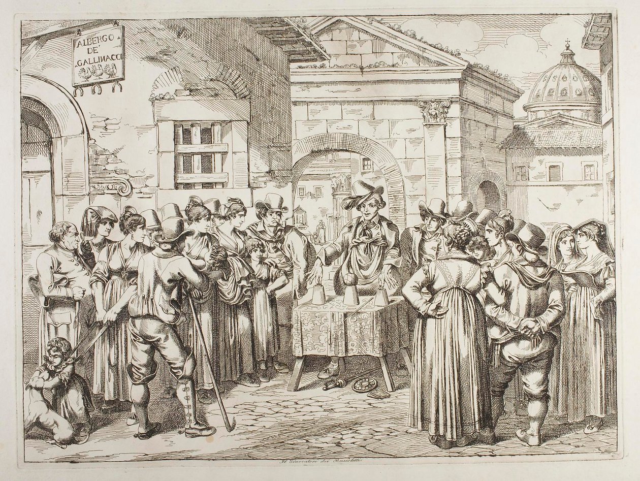 Iluzjonista autorstwa Achille Pinelli