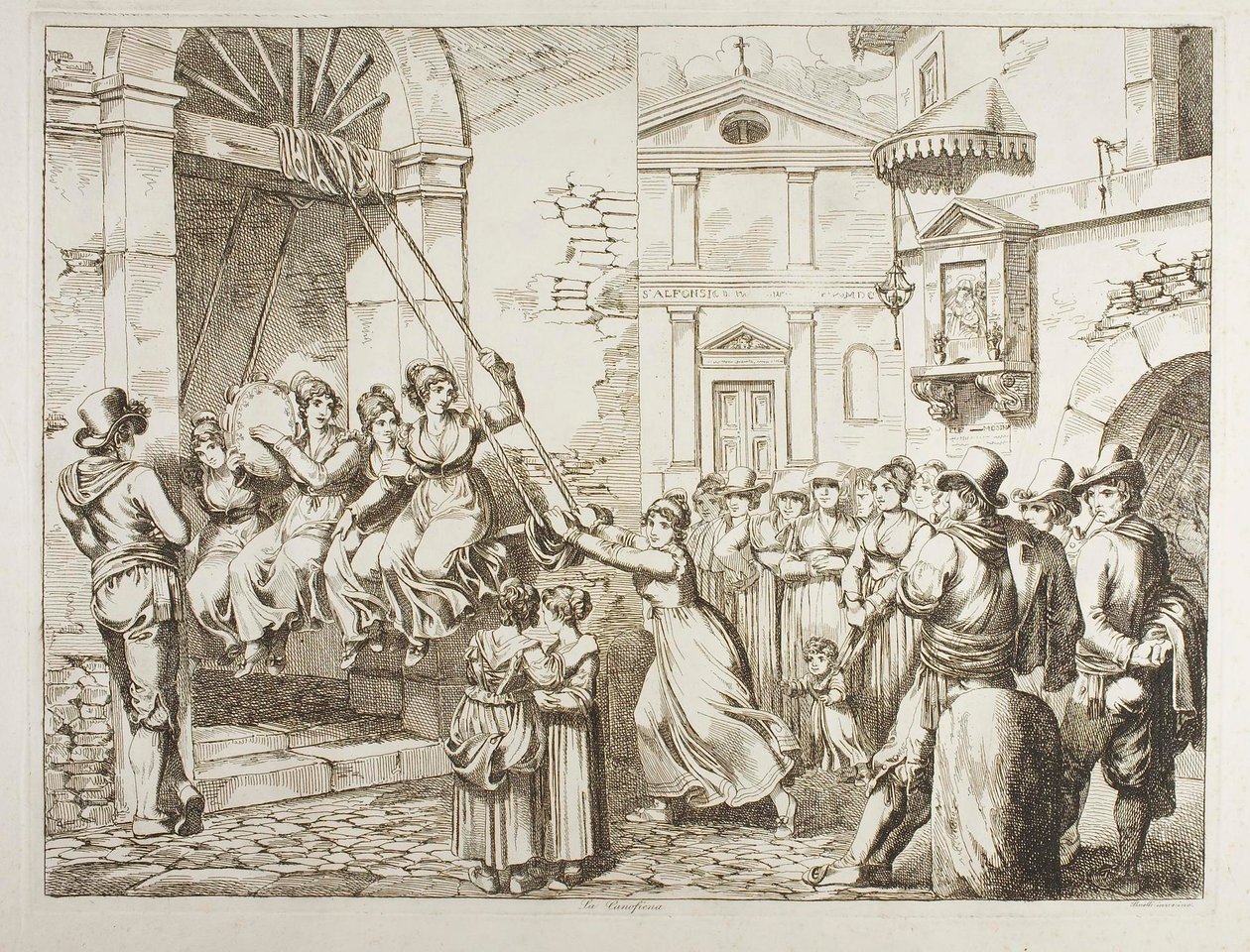 Huśtawka autorstwa Achille Pinelli