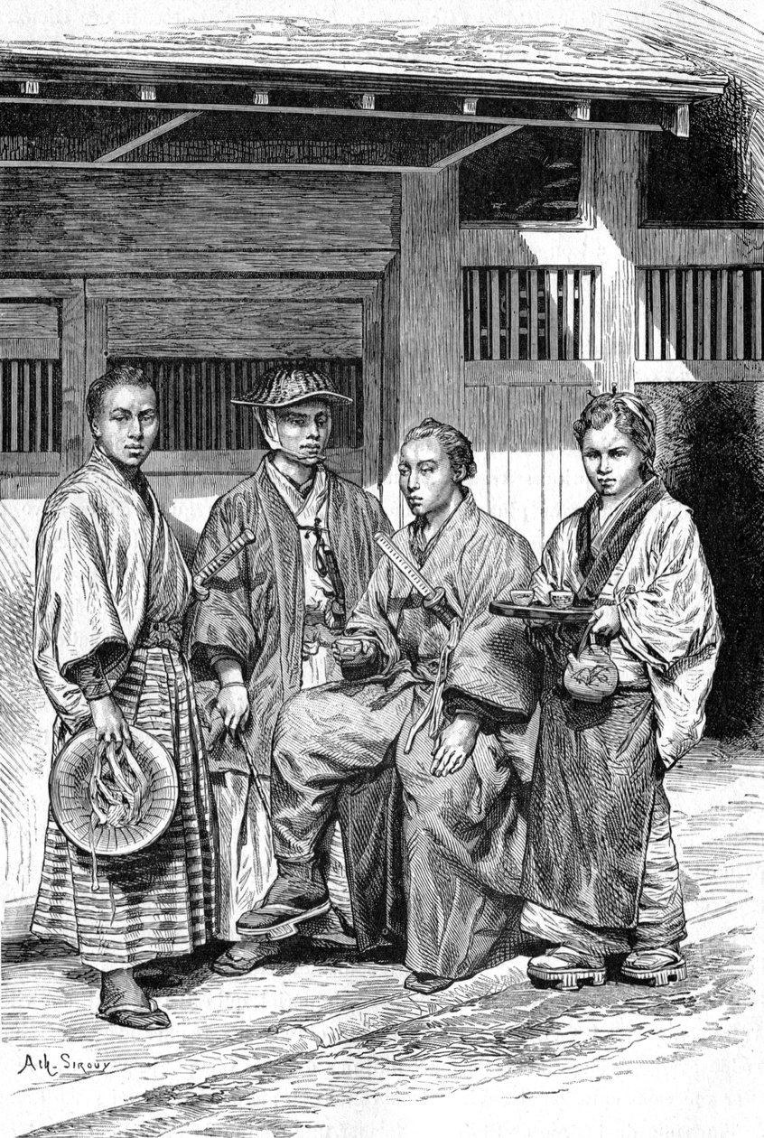 Mieszkańcy Tokio autorstwa Achille Sirouy