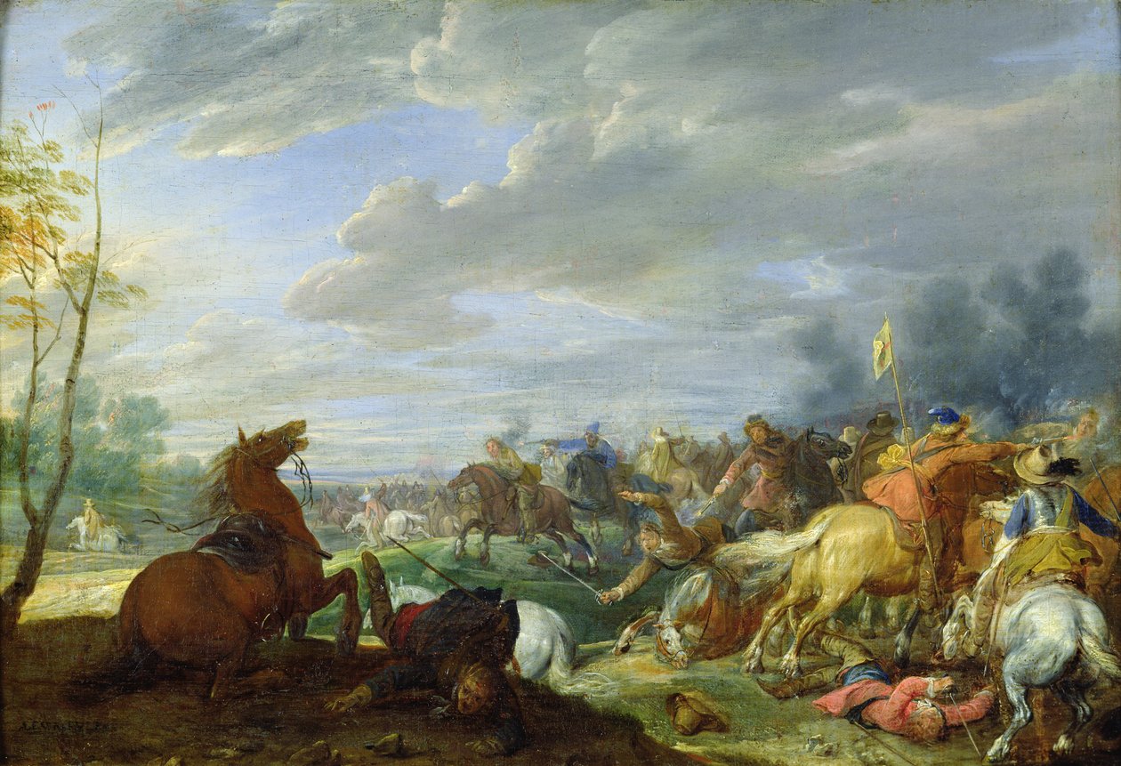 Kawaleria szturmowa autorstwa Adam Frans van der Meulen