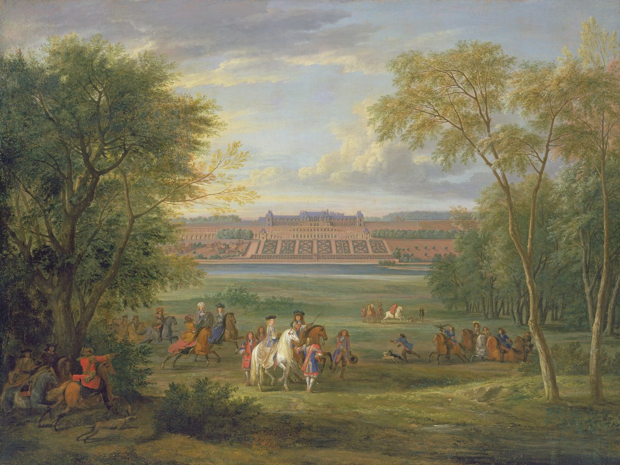 Zamek Saint Germain autorstwa Adam Frans van der Meulen
