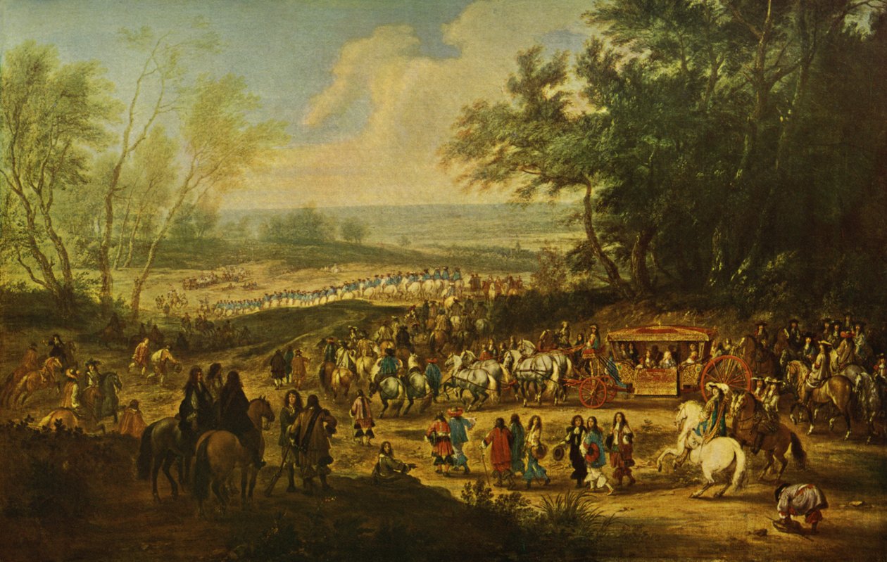 Król Ludwik XIV z autorstwa Adam Frans van der Meulen