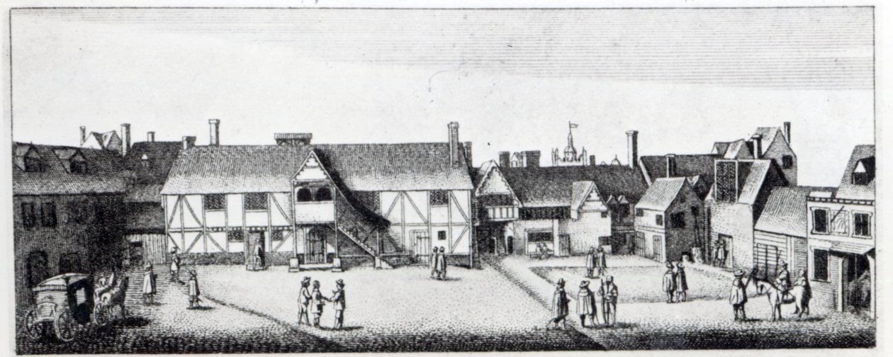 South View of Arundel House w Londynie, sztychowany przez Wenceslausa Hollara w 1646 i opublikowany w 1792 autorstwa Adam Alexius Bierling