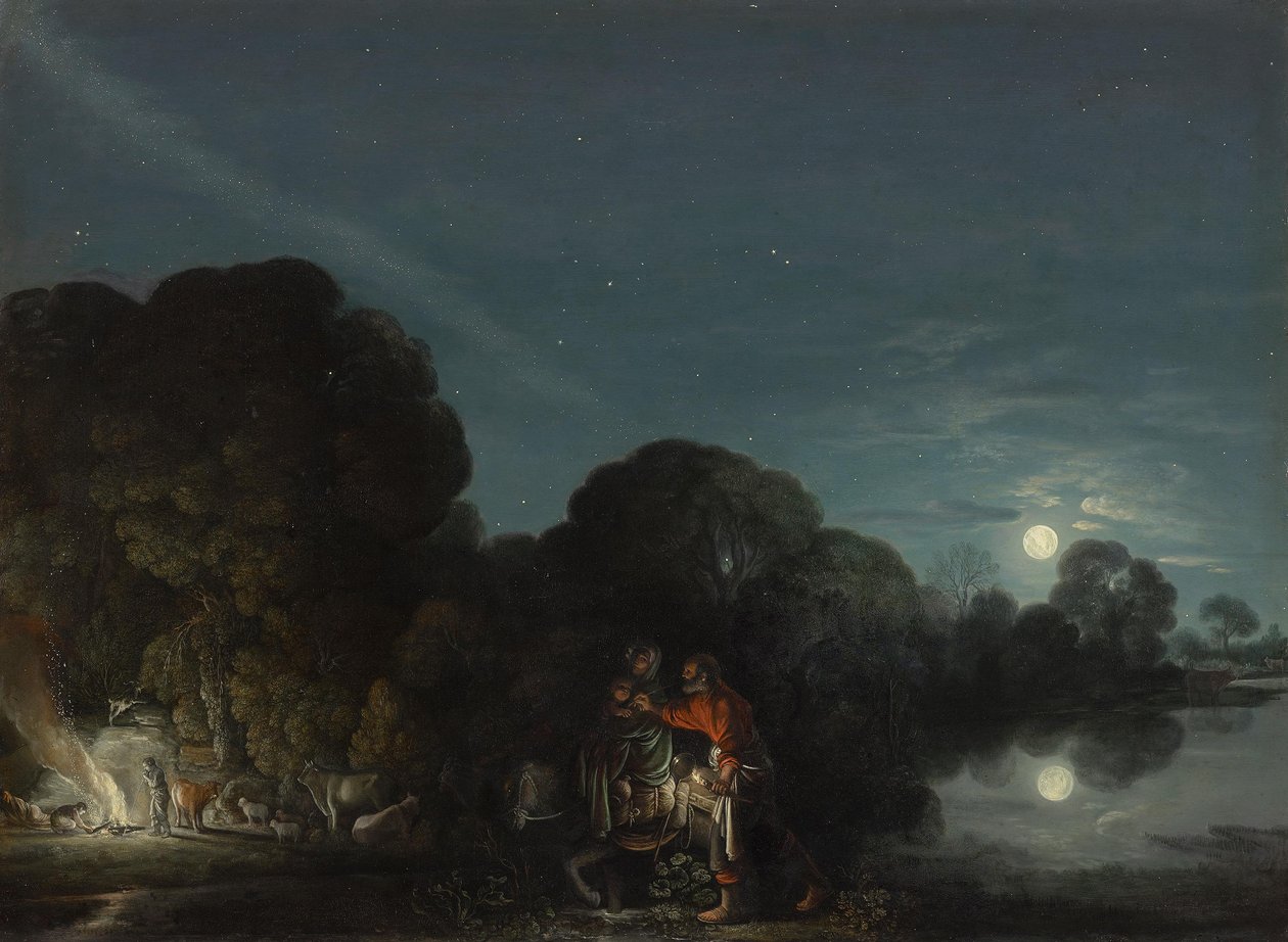 Ucieczka do Egiptu autorstwa Adam Elsheimer