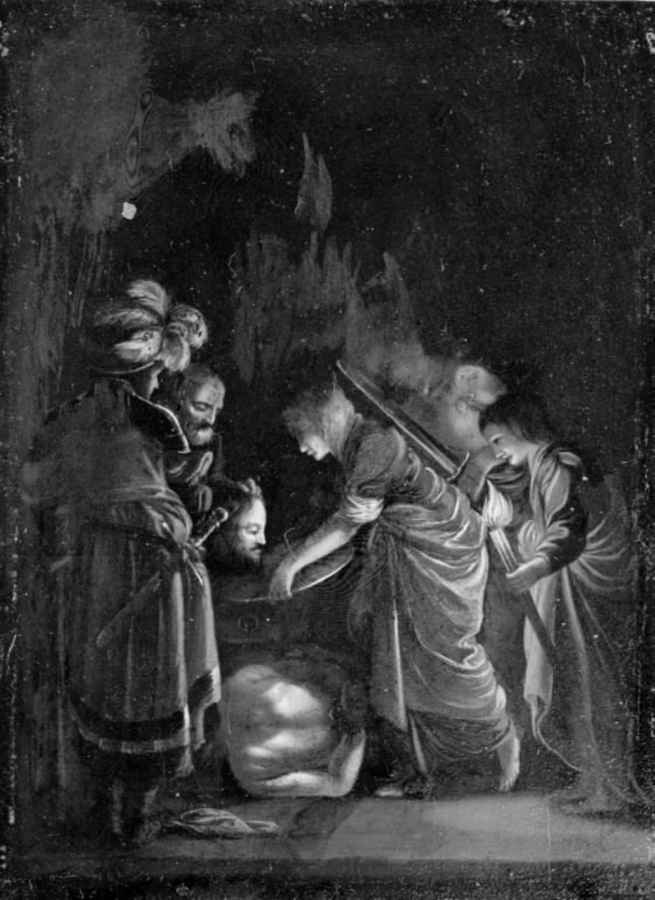 Przedstawienie głowy świętego Jana Chrzciciela, noc autorstwa Adam Elsheimer