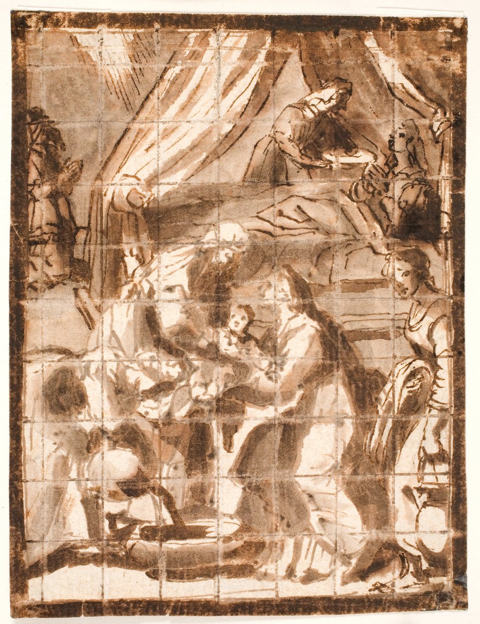 Narodziny Marii Panny autorstwa Adam Elsheimer