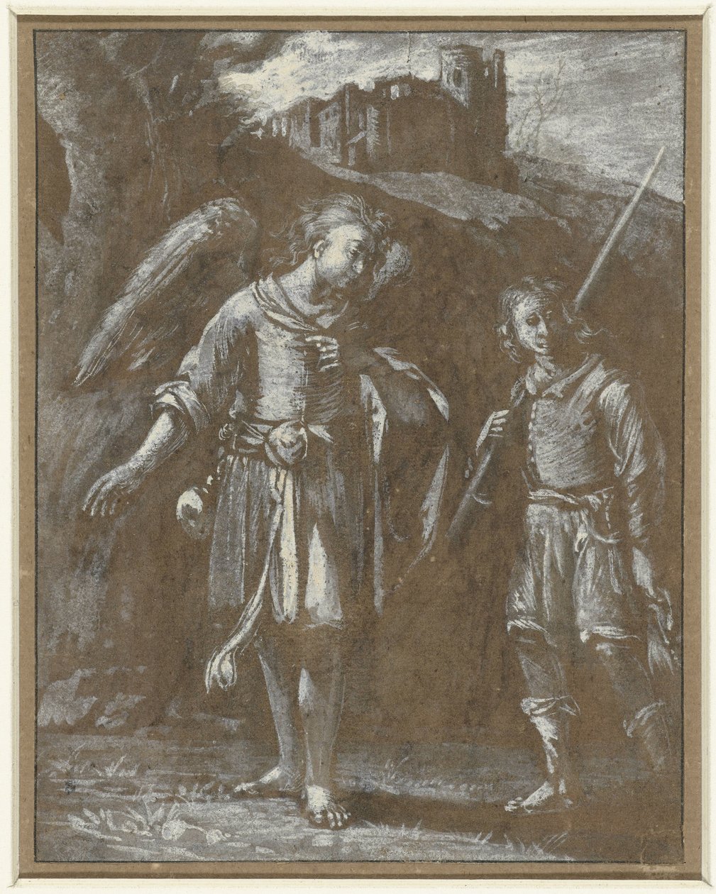 Tobiasz w Aniele autorstwa Adam Elsheimer