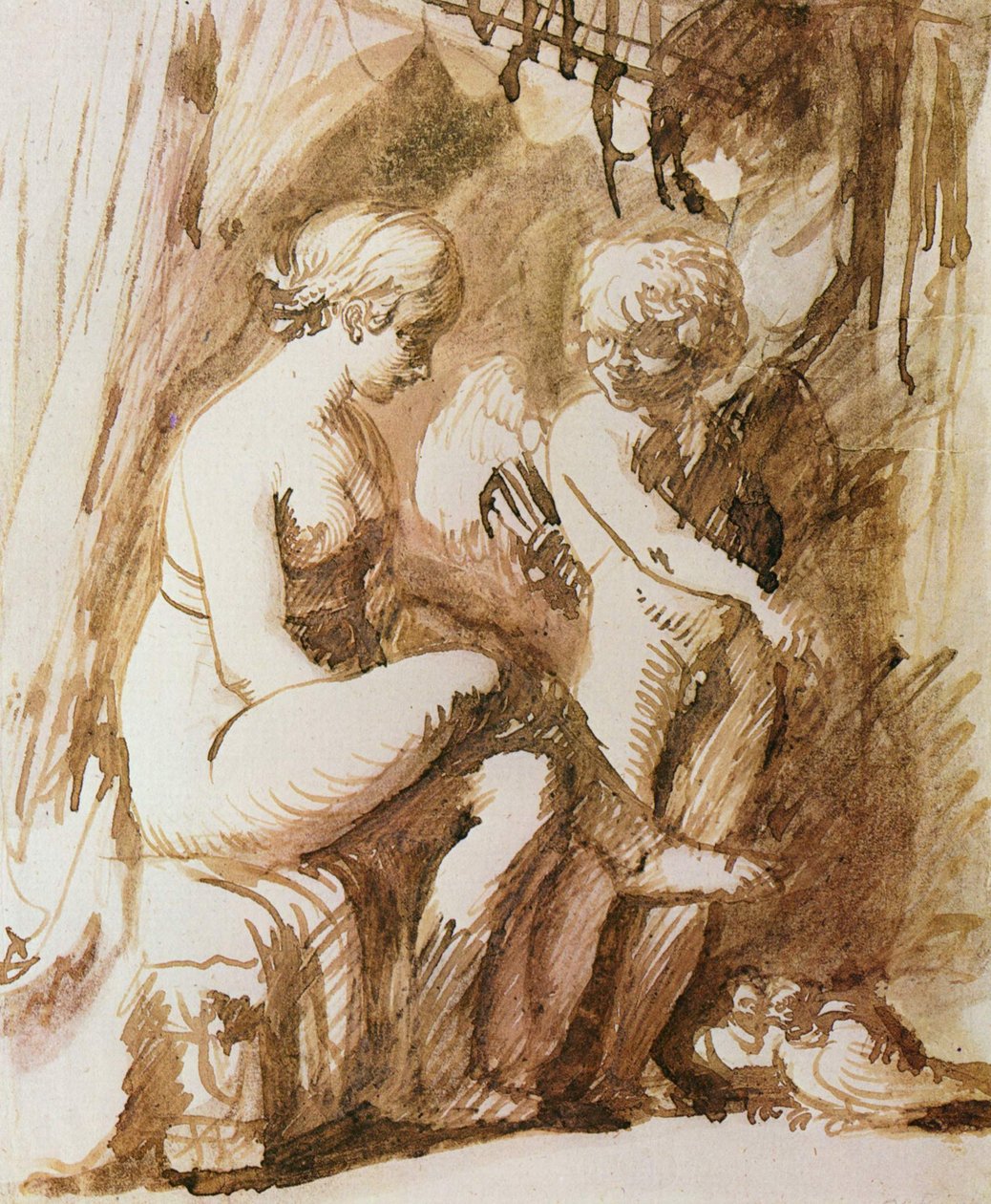 Wenus i Kupidyn autorstwa Adam Elsheimer
