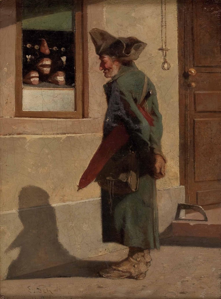 Żołnierz w sklepie z protezami autorstwa Adam Ernst Schalck