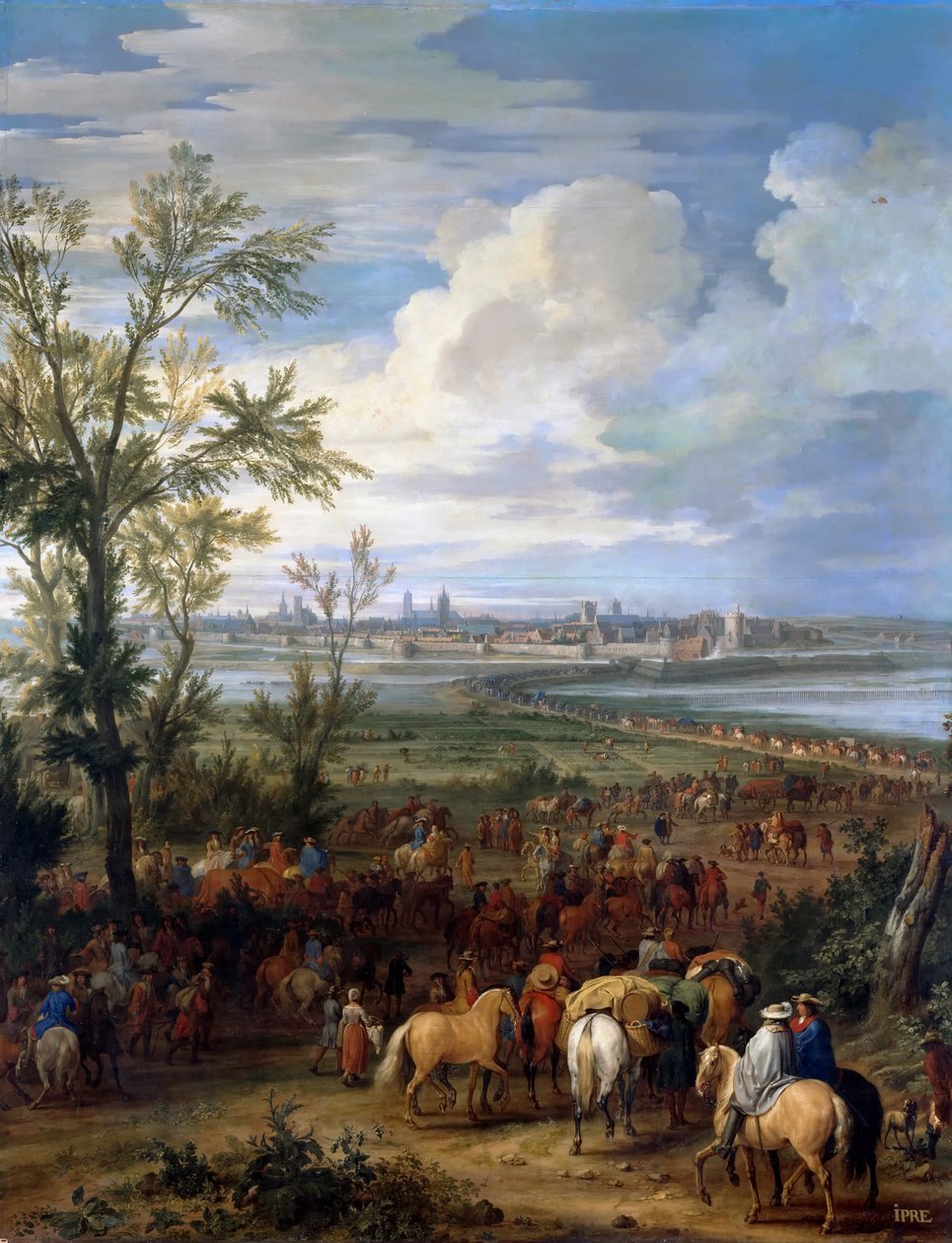 Oblężenie Ypres, marzec 1678 autorstwa Adam Frans Meulen van der
