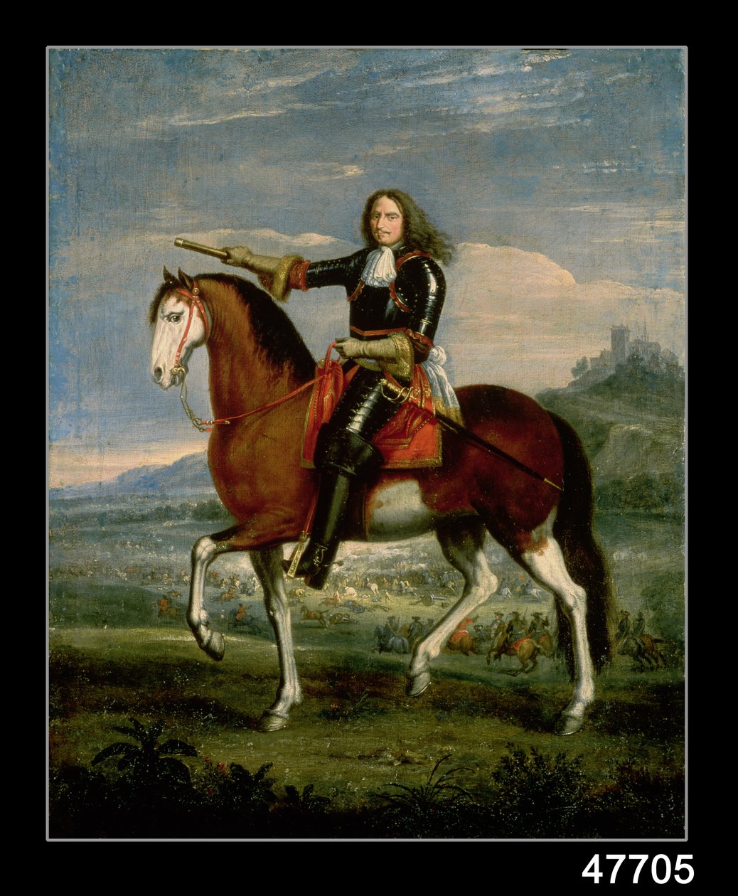 Portret konny Henri de la Tour d
