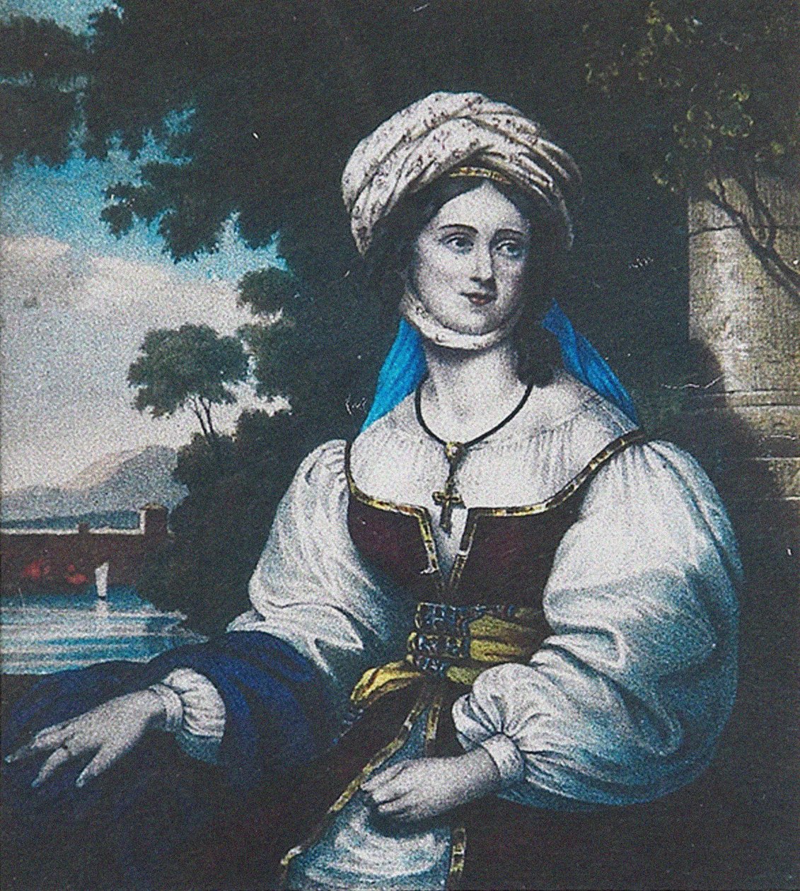 Portret Laskariny Boubouliny, 1830 autorstwa Adam Friedel