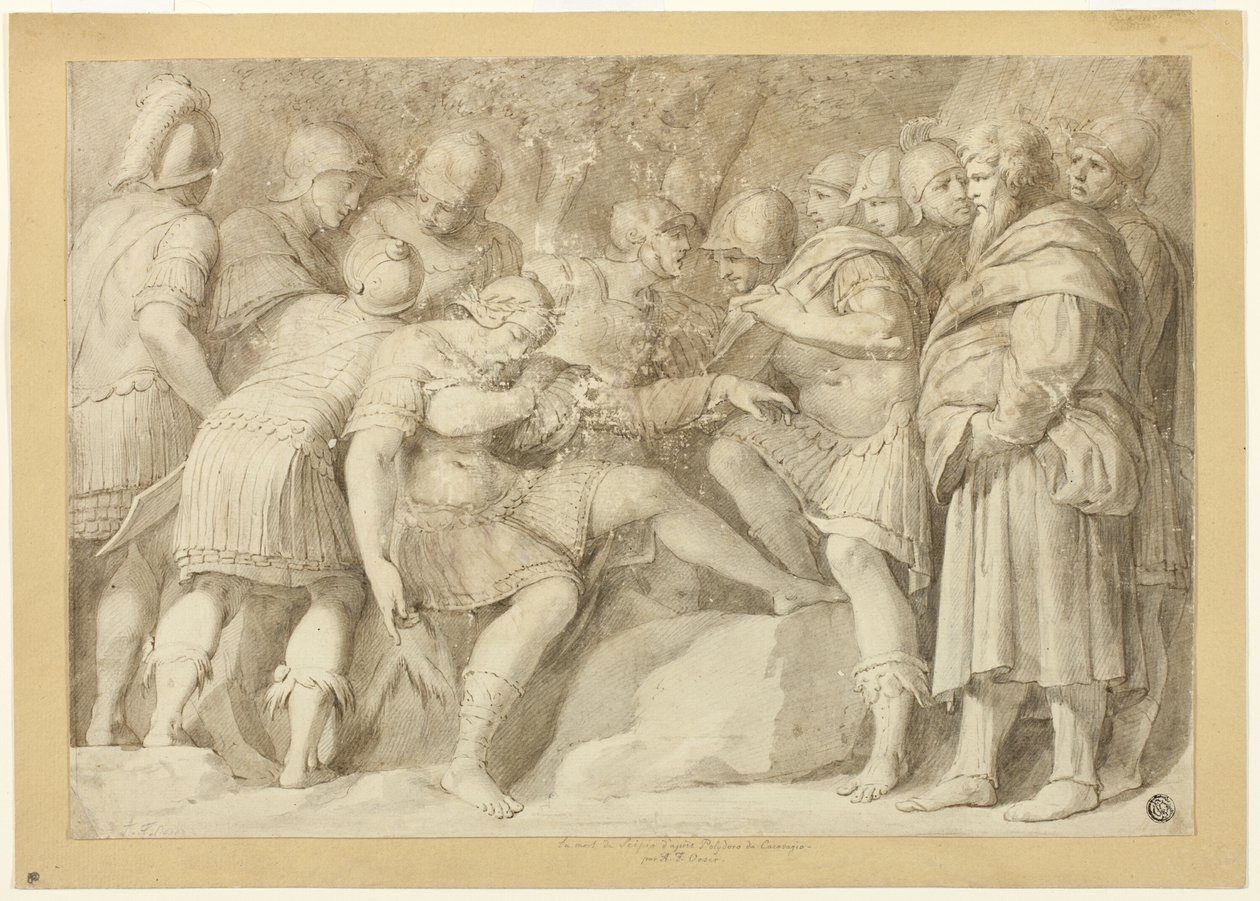 Śmierć Scypiona autorstwa Adam Friedrich Oeser