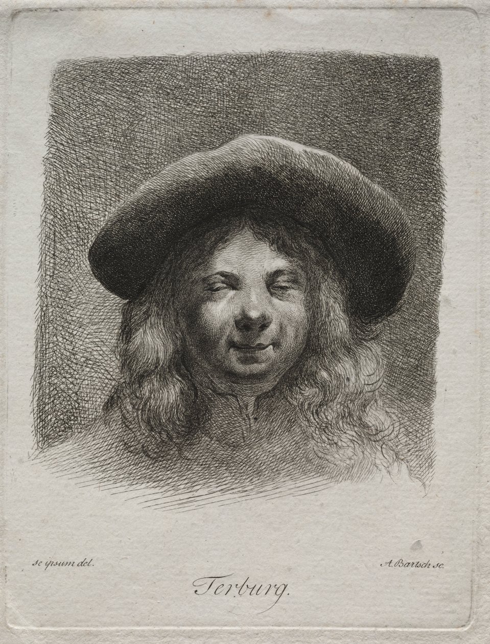 Portret Gerarda Terborcha autorstwa Adam von Bartsch