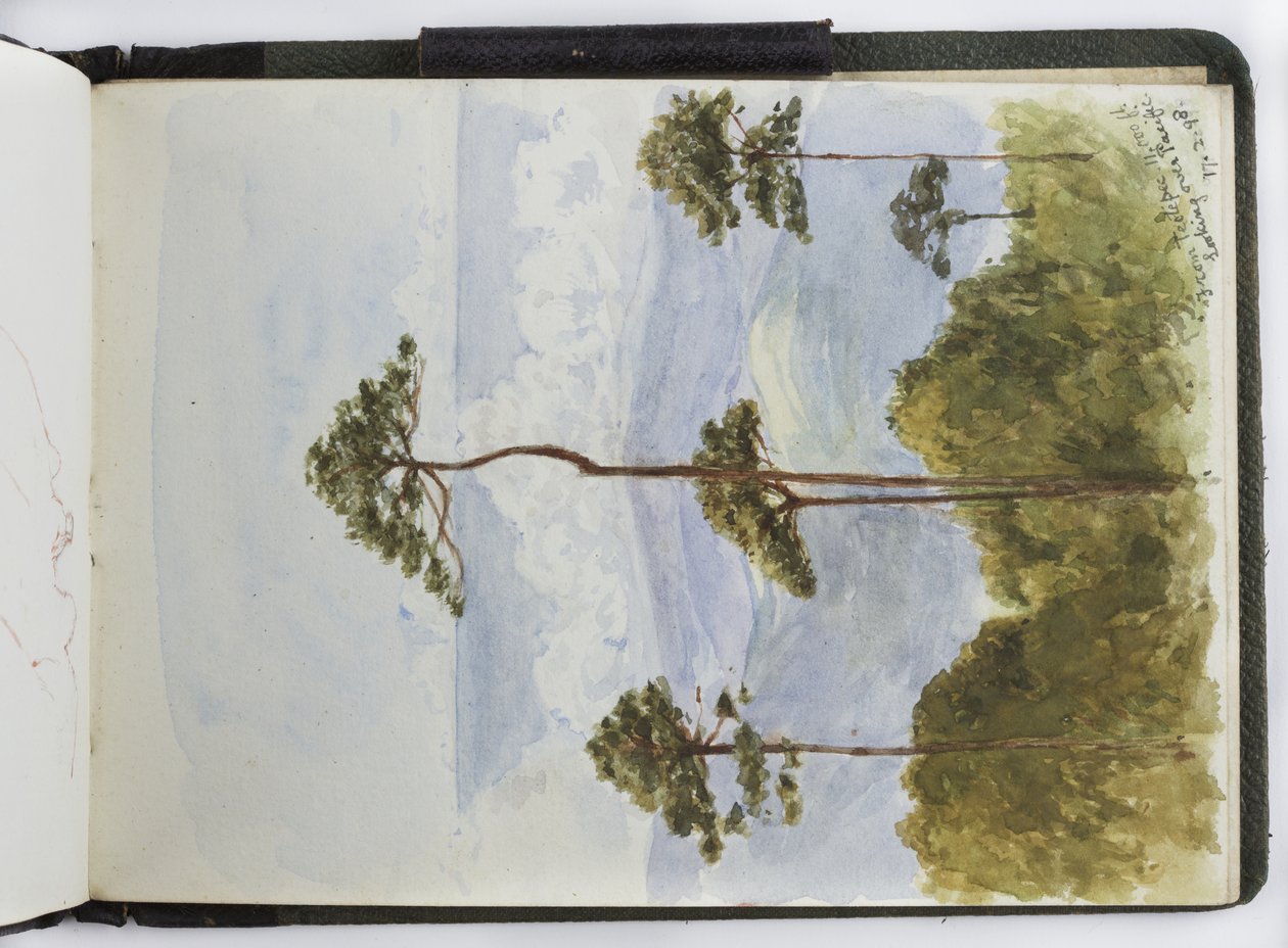 Szkicownik akwareli, Rysunki i notatki, Meksyk, 1896-1898 (akwarela) autorstwa Adela Breton