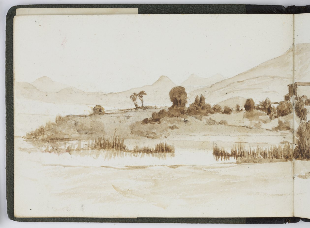 Szkicownik akwareli, Rysunki i notatki, Meksyk, 1896-1898 (akwarela) autorstwa Adela Breton