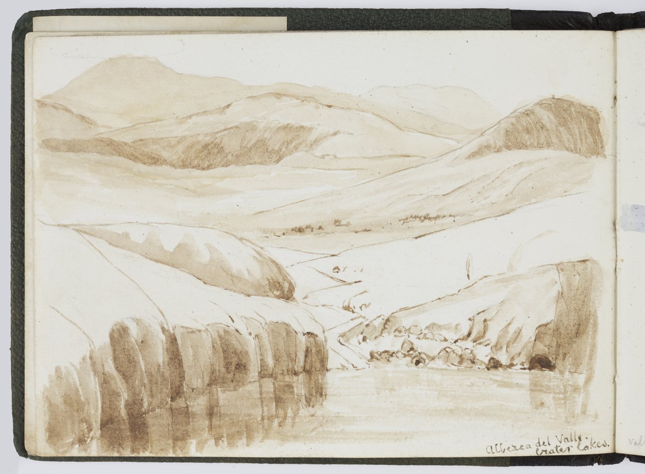 Szkicownik akwareli, Rysunki i notatki, Meksyk, 1896-1898 (akwarela) autorstwa Adela Breton