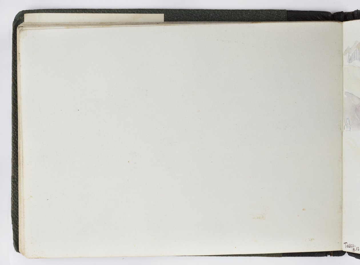 Szkicownik akwareli, Rysunki i notatki, Meksyk, 1896-1898 (akwarela) autorstwa Adela Breton
