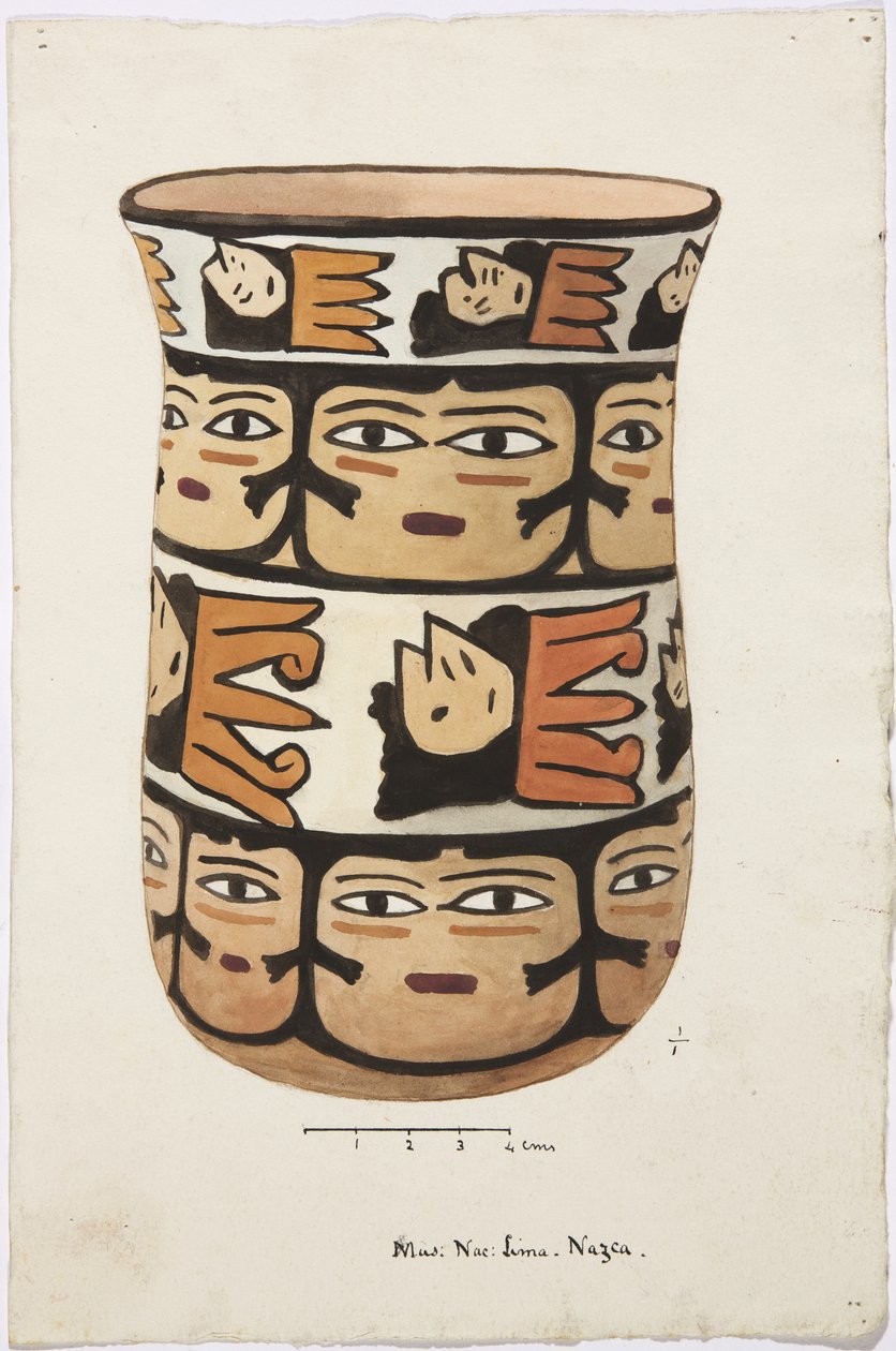 Wazon z Nazca, Peru autorstwa Adela Breton