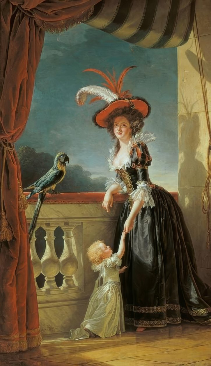Louise Elisabeth z Francji / Labille-Guiar autorstwa Adelaide Labille Guiard