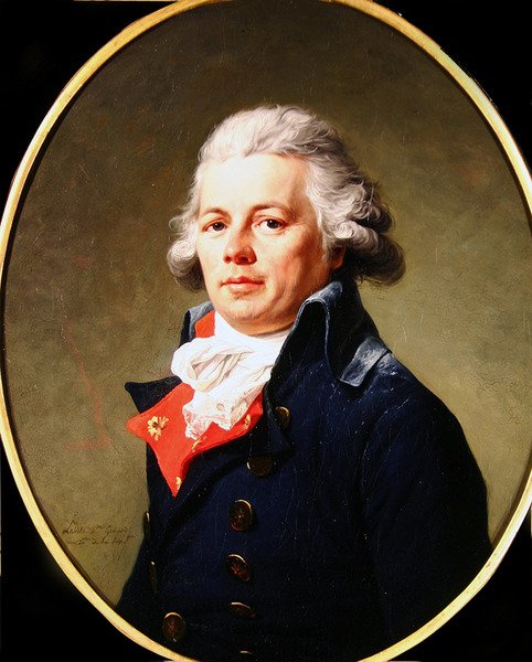 Portret mężczyzny (olej na płótnie) autorstwa Adelaide Labille Guiard