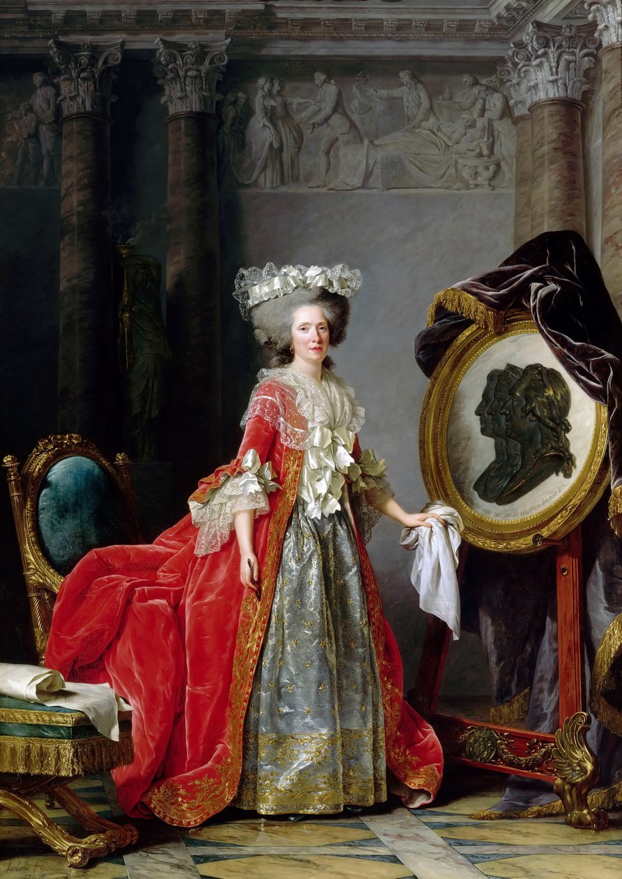 Księżniczka Maria Adelajda Francji 1732-1800 autorstwa Adelaide Labille Guiard