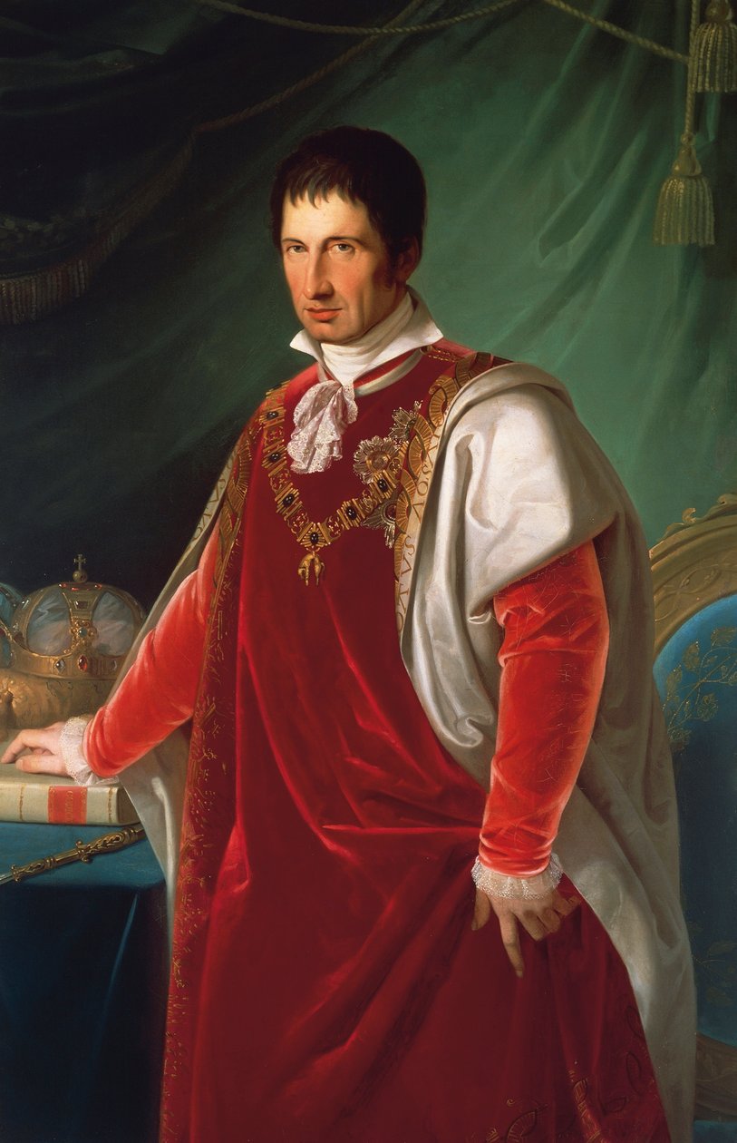 Portret Franciszka IV, księcia Modeny (Mediolan autorstwa Adeodato Malatesta or Malatesti