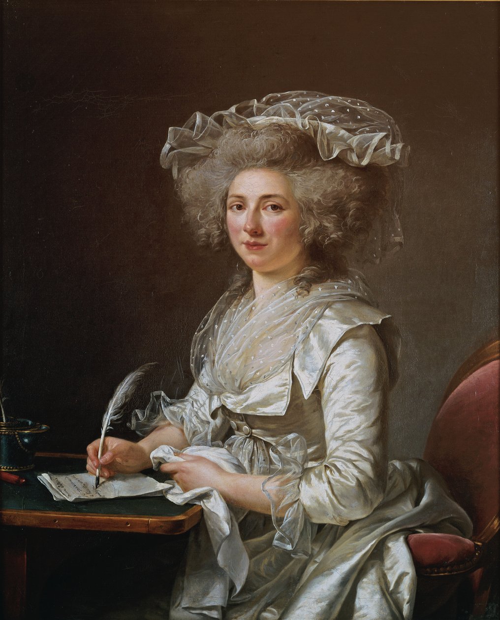 Francuski:  Portrait de femme Portret kobiety autorstwa Adelaide Labille Guiard