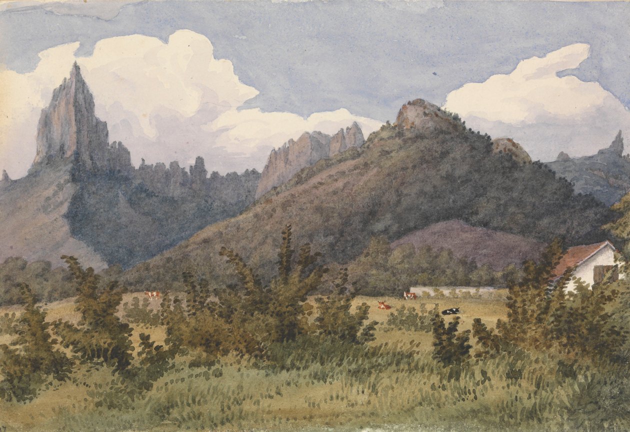 "W Eimeo [Moorea, Wyspy Towarzystwa], 27 sierpnia 1849 r. autorstwa Admiral Sir Edward Gennys Fanshawe