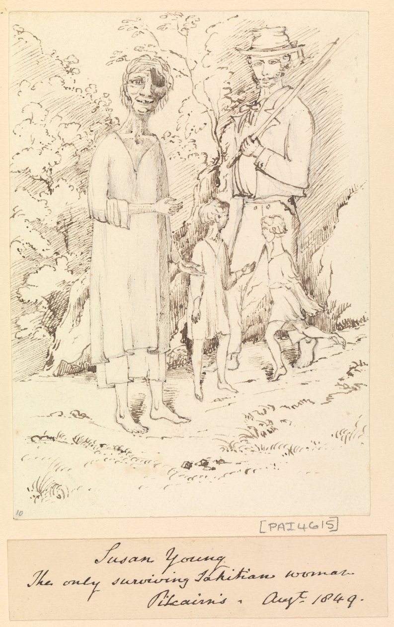 Susan Young, Jedyna ocalała Tahitanka, Pitcairn