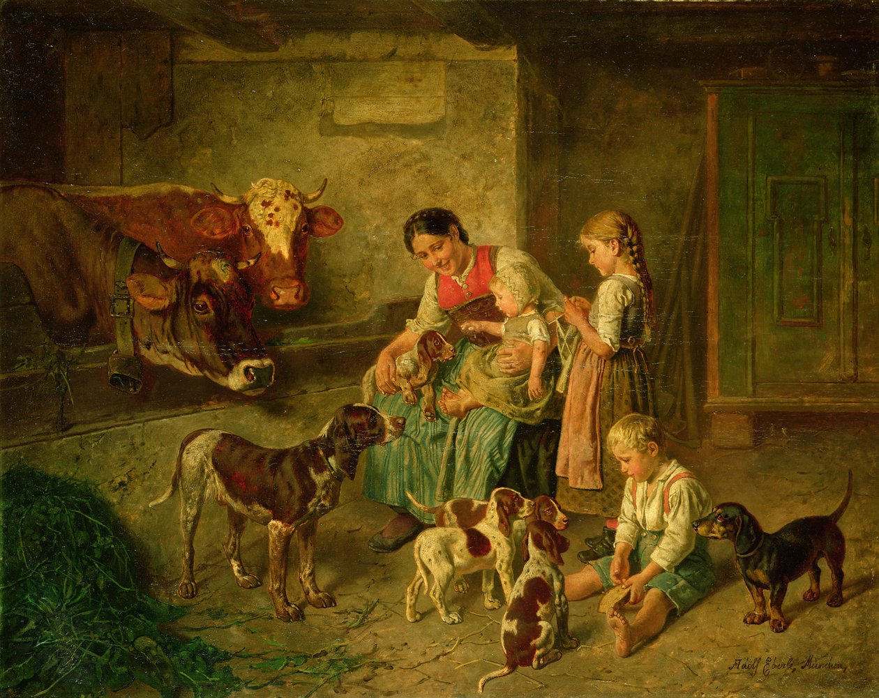 Zadowolenie autorstwa Adolf Eberle
