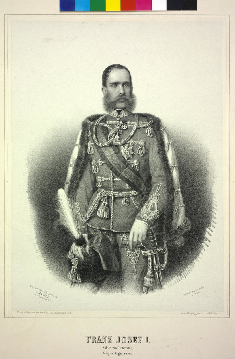 Cesarz Austrii Franciszek Józef I autorstwa Adolf Dauthage