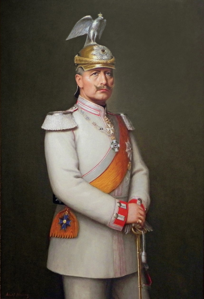 Cesarz Wilhelm II, 1910 autorstwa Adolf Emil Hering