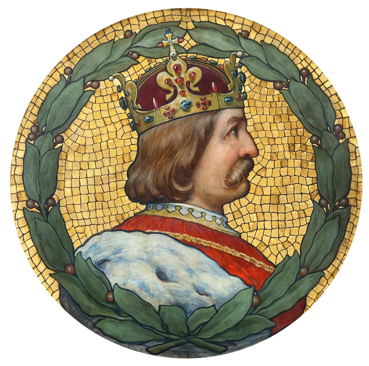 Jerzy z Podiebradów, 1900 autorstwa Adolf Liebscher