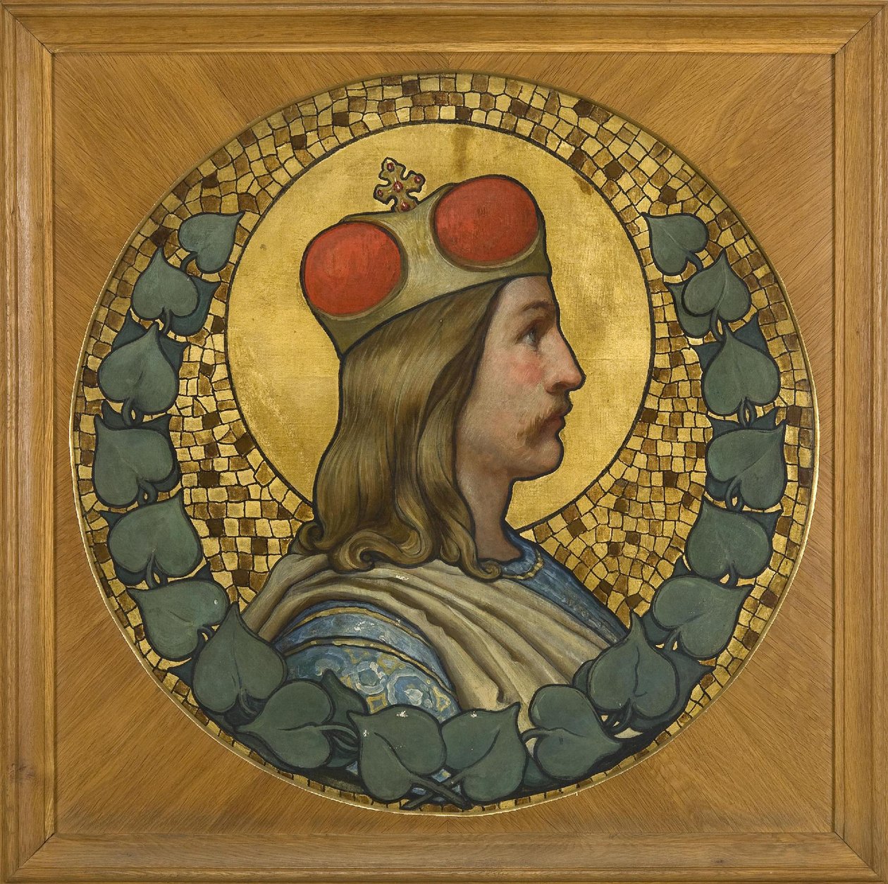 Św. Wacław I, książę czeski, 1900 autorstwa Adolf Liebscher