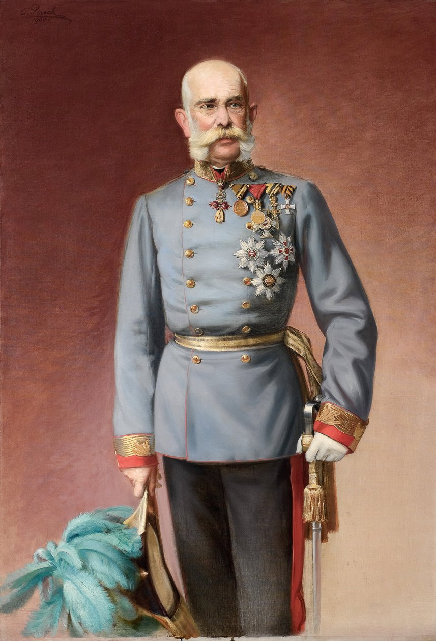 Portret Franciszka Józefa I Austriaka autorstwa Adolf Pirsch