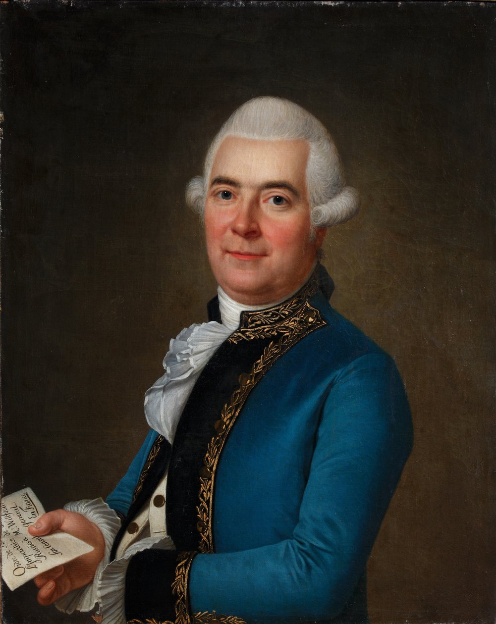 Portret Arvida Wittfootha, 1789 autorstwa Adolf Ulrich Wertmuller