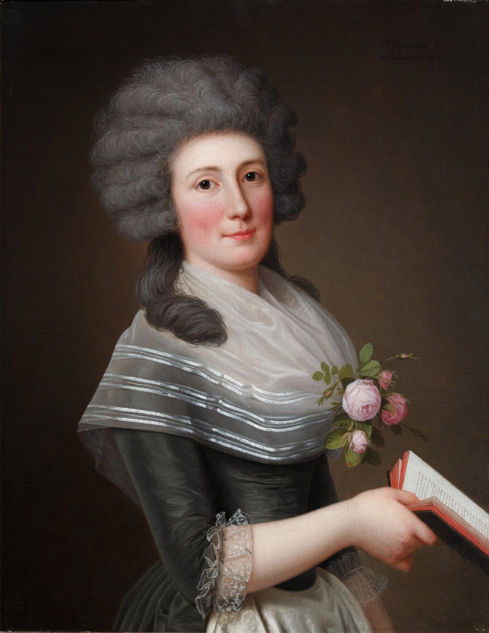 Portret Madame Wittfooth, z domu Noer, 1789 autorstwa Adolf Ulrich Wertmuller