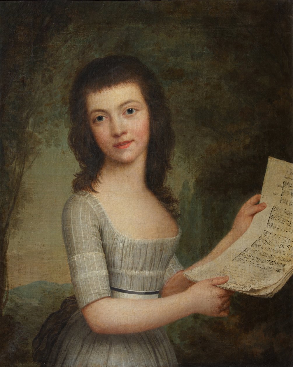 Portret Mademoiselle Wittfooth, 1789 autorstwa Adolf Ulrich Wertmuller