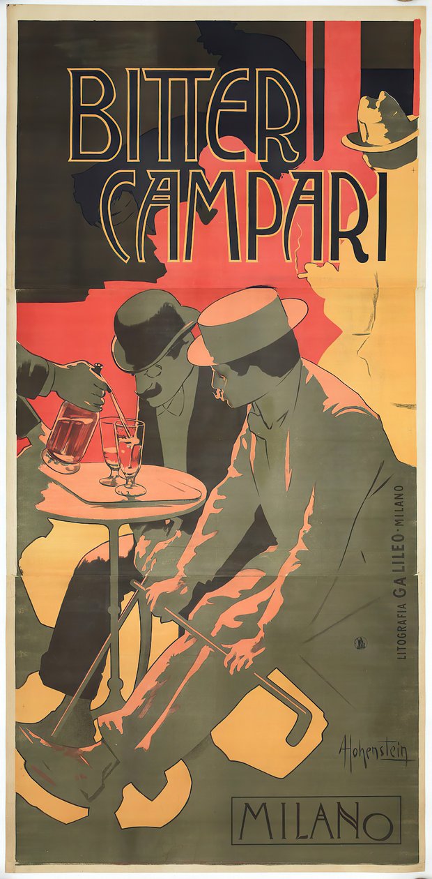 Gorzki Campari , 1899. autorstwa Adolfo Hohenstein