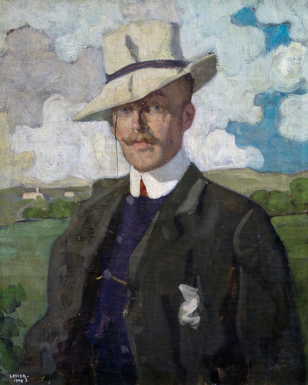 Portret francuskiego kompozytora Emile