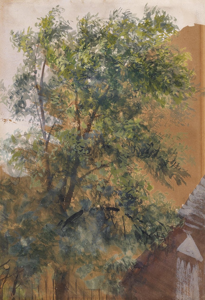 Widok z okna studia na Marienstraße autorstwa Adolph Menzel
