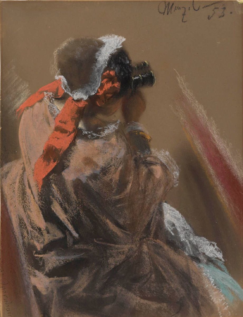 Studium balu operowego autorstwa Adolph Menzel