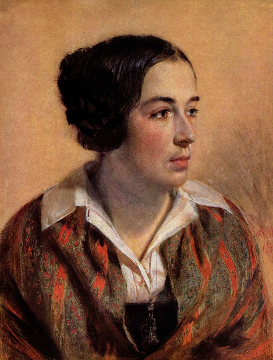 Portret Karoliny Arnold autorstwa Adolph Menzel