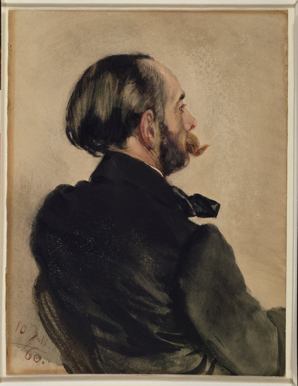 Ryszard, Brat Artysty, 1860 autorstwa Adolph Menzel