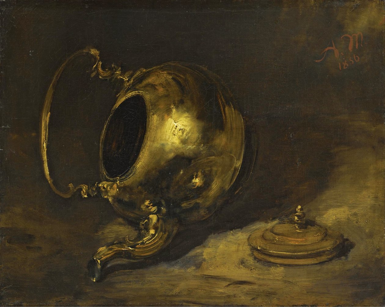 Odwrócony czajnik do herbaty autorstwa Adolph Menzel