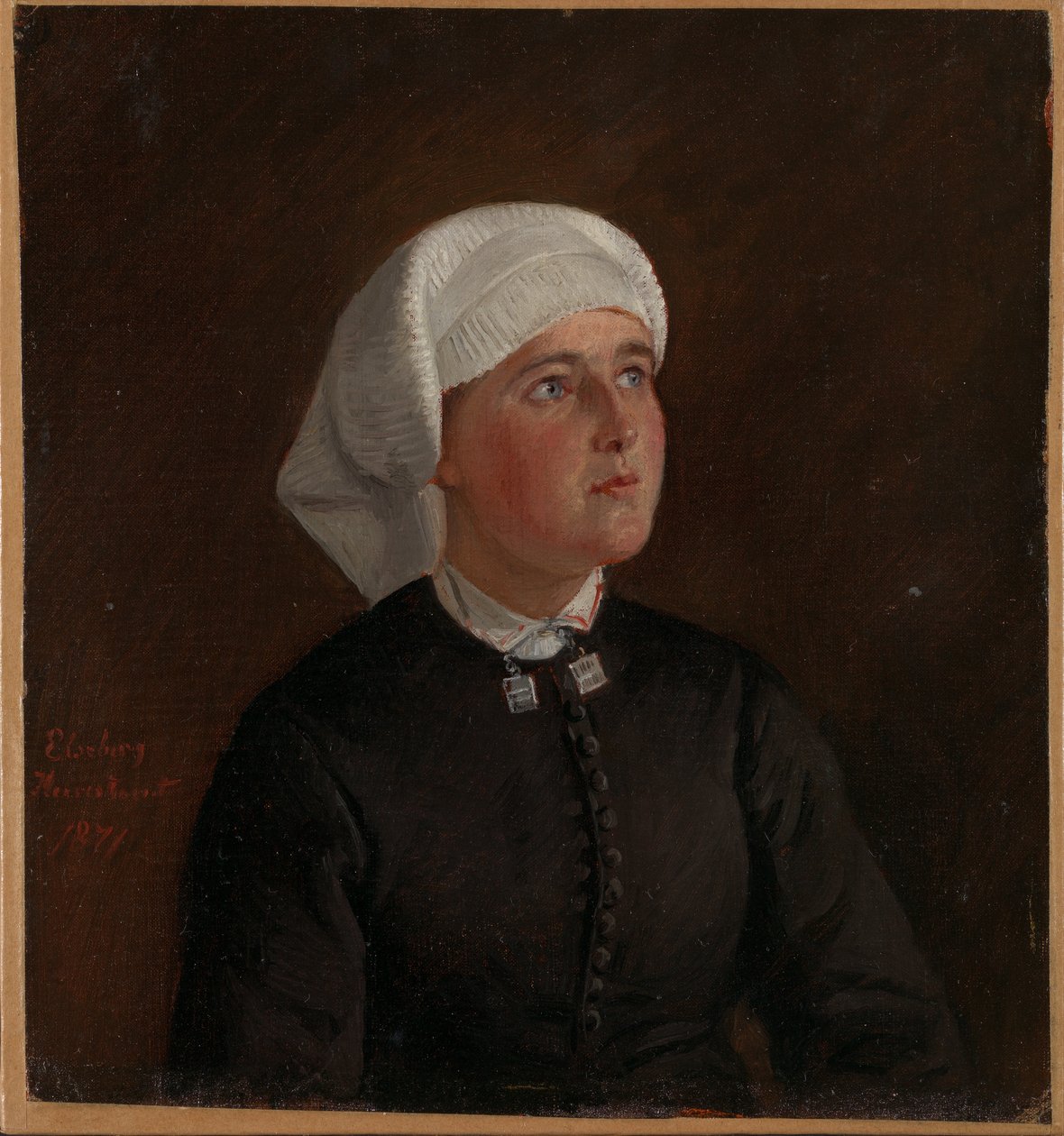Portret Elseberga Herrestvedt autorstwa Adolph Tidemand