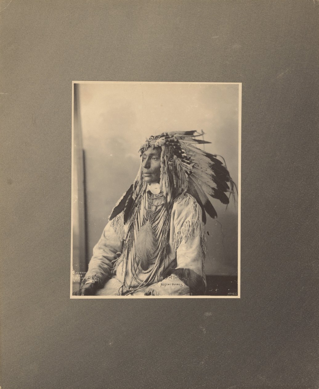 Zabij cętkowanego konia, Assiniboines autorstwa Adolph F. Muhr
