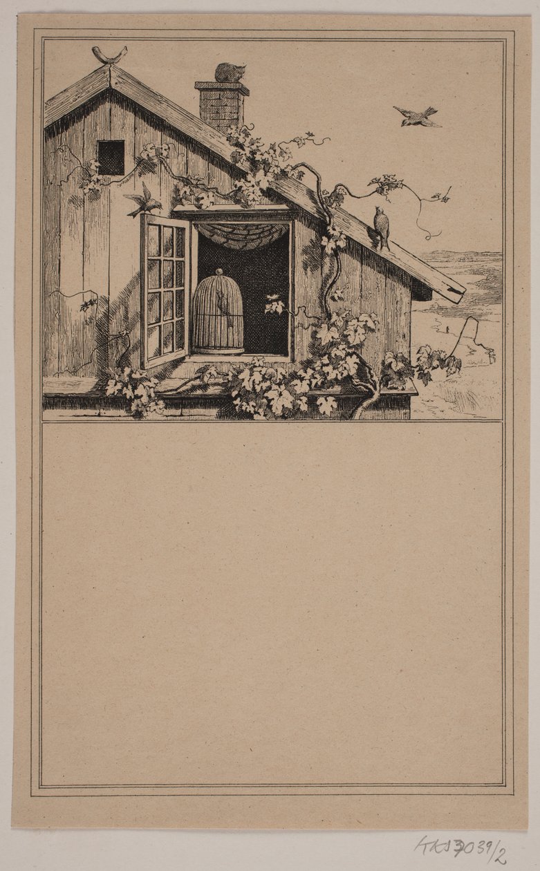 Więźniowie i wolni. Nie. 1 w Chr. Winther i M. Rørbye, „25 obrazków dla małych dzieci” autorstwa Johan Adolph Kittendorff