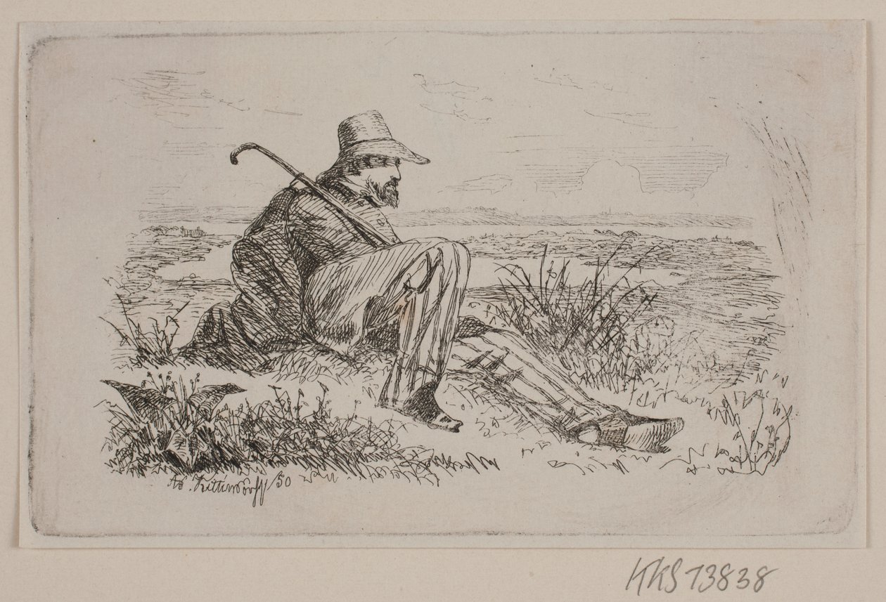 Siedzący chodzik autorstwa Johan Adolph Kittendorff